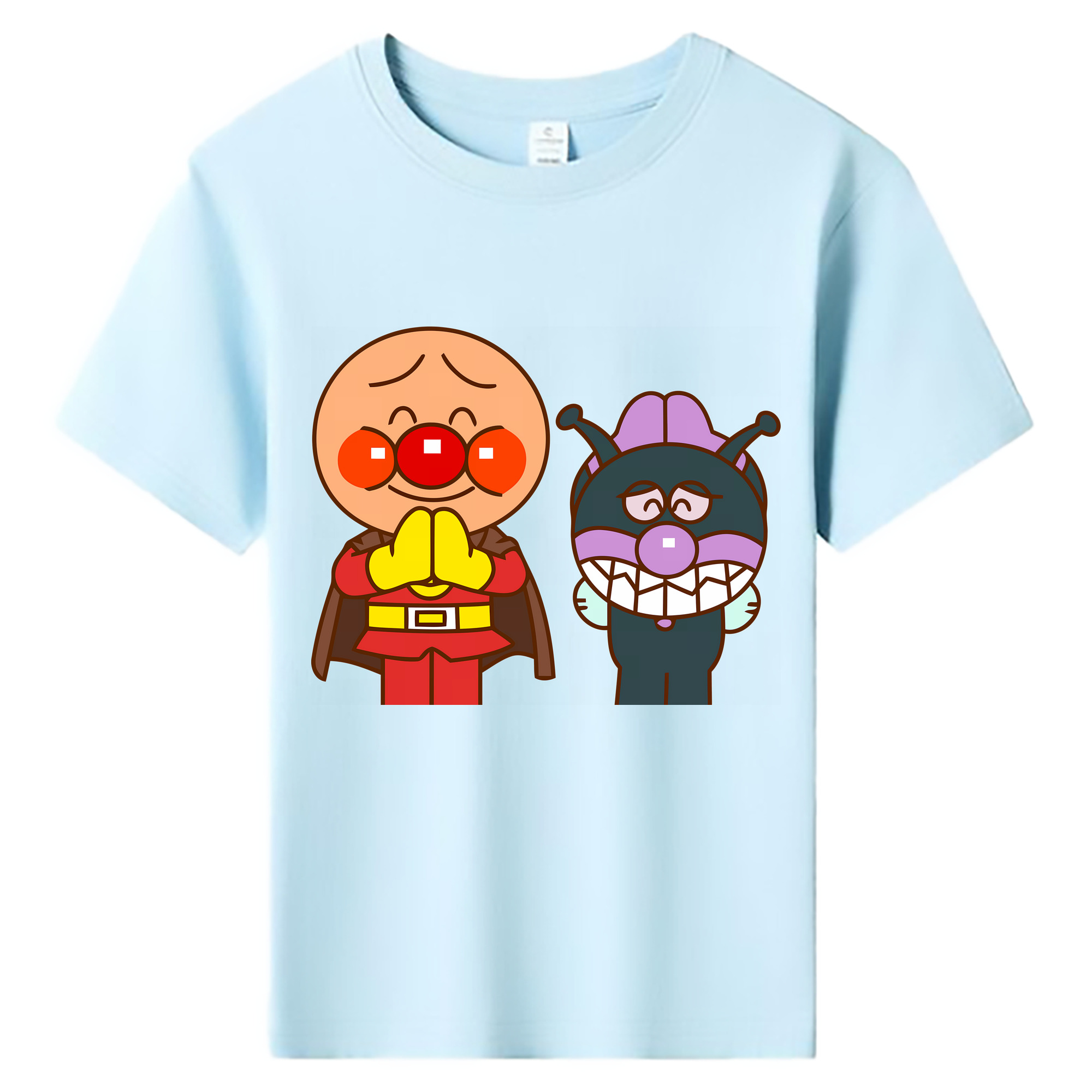 （画像用） アンパンマン Anpanman 綿100％キッズTシャツ（フロントプリント）